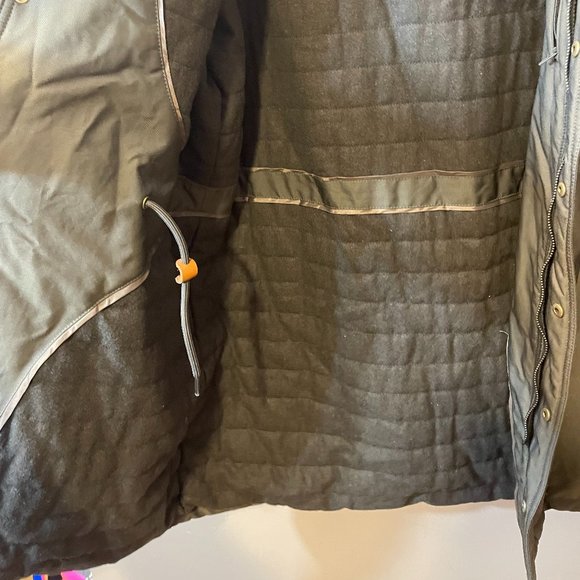 Black Brown 1826 Mens\womens Trench Coat Jacket with Hood - NWT! Olive Green - Picture 4 of 10